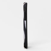 白黒ゼブラストライプのケースメイトiPhone Cas Case-Mate iPhoneケース (裏面/左)