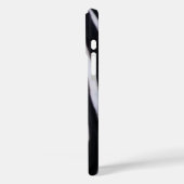 白黒ゼブラストライプのー Case-Mate iPhoneケース (裏面 / 左)