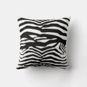 白黒ゼブラストライプクッション クッション (裏面)