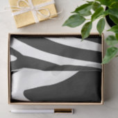 白黒ゼブラストライプ 薄葉紙 (ギフト)