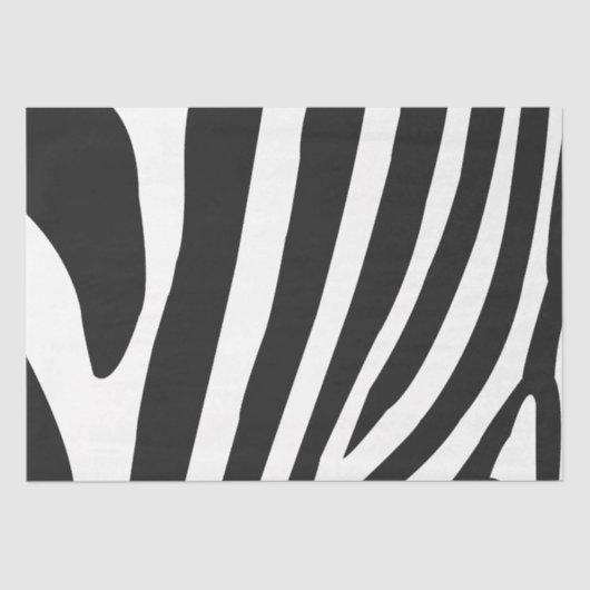 白黒ゼブラストライプ 薄葉紙 (正面)
