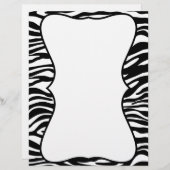 白黒ゼブラプリントカスタマイズレタヘッド (正面/裏面)
