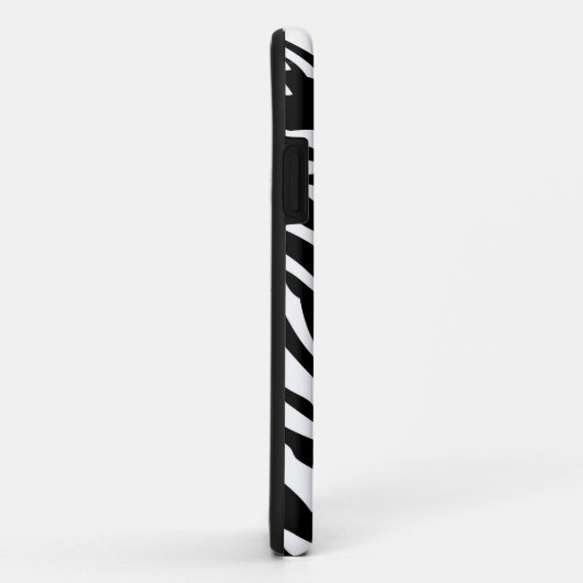 白黒ゼブラメイトID™ iPhone 5ケース Case-Mate iPhoneケース (裏面/右)