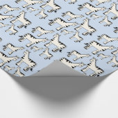 白黒ゼブララッピング紙 ラッピングペーパー (角)