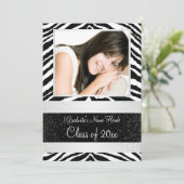 白黒ゼブラ卒業パーティー 招待状 (スタンド正面)