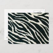 白黒ゼブラ印刷はがき ポストカード (正面/裏面)