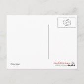 白黒ゼブラ印刷はがき ポストカード (裏面)