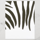 白黒ゼブラ印刷スクラップブック紙 (裏面)