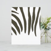 白黒ゼブラ印刷スクラップブック紙 (スタンド正面)