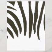 白黒ゼブラ印刷スクラップブック紙 (正面)