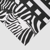 白黒ゼブラ印刷デコページ 薄葉紙 (詳細)