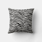 白黒ゼブラ印刷 クッション (裏面)