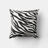 白黒ゼブラ印刷 クッション (裏面)