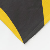 白黒ゼブラ印刷 フリースブランケット (角)