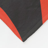 白黒ゼブラ印刷 フリースブランケット (角)