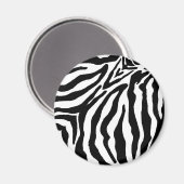 白黒ゼブラ印刷 マグネット (正面/裏面)