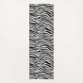 白黒ゼブラ印刷 ヨガマット (正面)