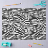 白黒ゼブラ印刷 薄葉紙 (クラフト)