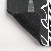 白黒ゼブラ;パリ マウスパッド (コーナー)