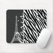 白黒ゼブラ;パリ マウスパッド (マウス)