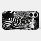 白黒ゼブラ* Case-Mate iPhoneケース iPhone 16ケース (裏面 (横))