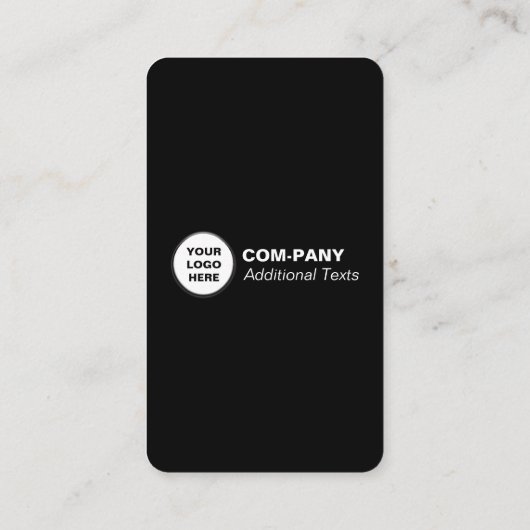 白黒ソーシャルアイコンQRコードミニマリストカスタム 名刺 (裏面)