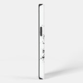 白黒タイガーアップルIPHONEケース iPhoneケース (右側面)