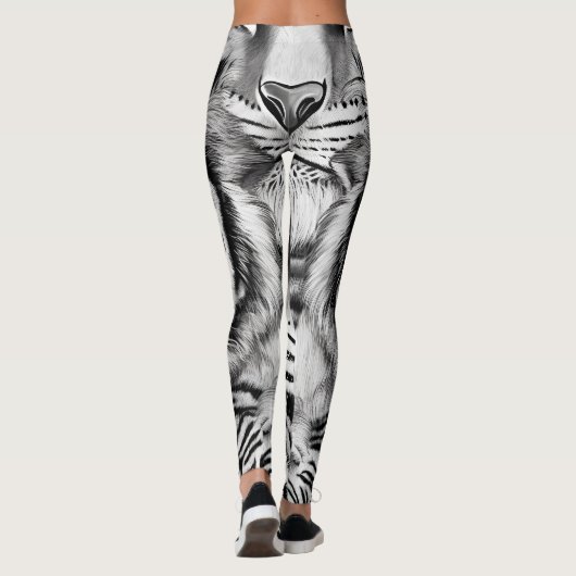 白黒タイガーレギンス レギンス (裏面)