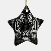白黒タイガーヴィンテージオーナメント セラミックオーナメント (右)