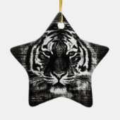 白黒タイガーヴィンテージオーナメント セラミックオーナメント (裏面)