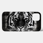 白黒タイガーヴィンテージ Case-Mate iPhoneケース (裏面 (横))