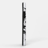 白黒タイガー顔クローズアップ Case-Mate iPhoneケース (裏面/右)