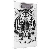 白黒タイガー顔 クリップボード (右)