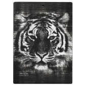 白黒タイガー顔#2 クリップボード (裏面)