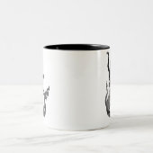 白黒タイドラゴン&エンジェル ツートーンマグカップ (中央)