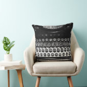 白黒タイプライター クッション (椅子)
