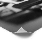 白黒タイプライター ポスター (角)