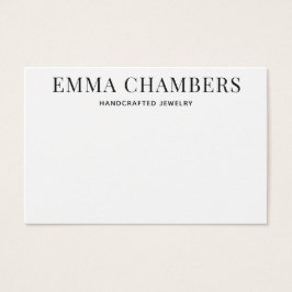 白黒タイポグラフィイヤリング表示カード