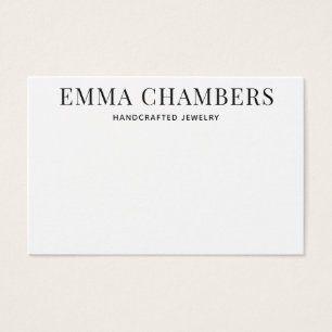 白黒タイポグラフィイヤリング表示カード