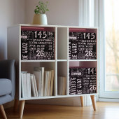 白黒タイポグラフィ切り離し紙 ラッピングペーパーシート