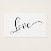 白黒タイポグラフィ日付の保存カードの挿入 (裏面)