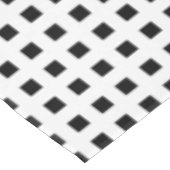 白黒タイルのパターン テーブルクロス (アングル)