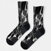 白黒タイ染料 ソックス (左)