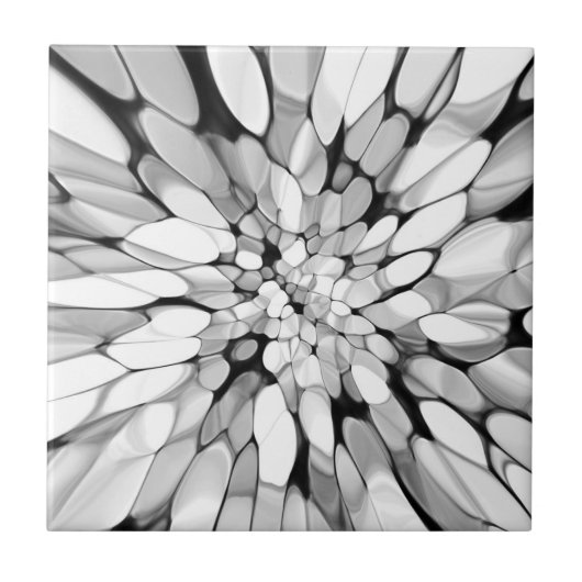 白黒タイ染料 タイル (正面)