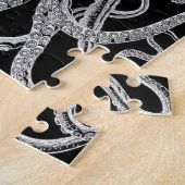 白黒タコ ジグソーパズル (側面)