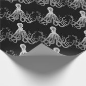 白黒タコ ラッピングペーパー (角)