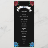 白黒タトゥーロカビリー結婚のメニュー メニュー (正面)