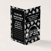 白黒タトクールウスカルゴシック·ダオグラムツール 名刺 (外部)