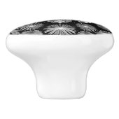 白黒タンポポ セラミックノブ (側面)