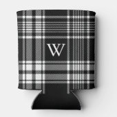 白黒タータンチェックプレイド 缶クーラー (裏面)